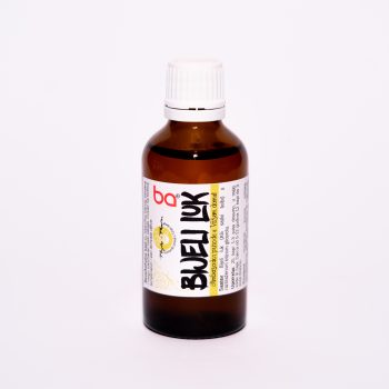 Bijeli luk bezalkoholne kapi